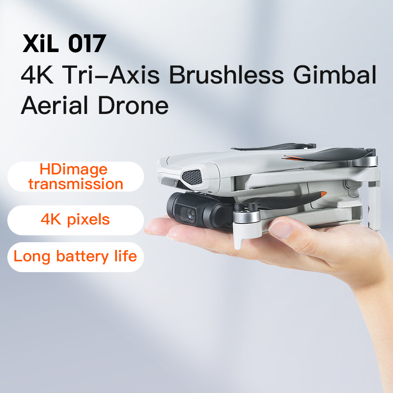 Drone Gimbal 3 Axis - Professionelle 017S Drohne mit 4KHD-Kamera, Nachtmodus,